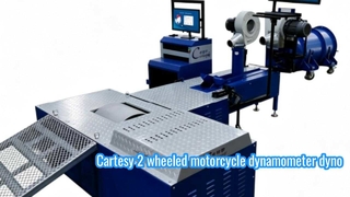 Cartesy 2 wheeled motorcycle dynamometer dyno machine