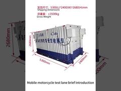 Cartesykj  Mobile Motorcycle test line facility Safety Test Line 700kg Load CTMYJ-750B Mobile Test 
