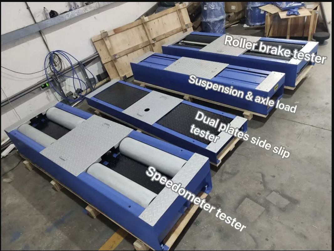 Roller Five-in-One Inspection Line with 3000kg Max Axle Load, AC380V±10%50HZ Power Supply, and 800-2200mm Applicable Wheel Tread for Vehicle Testing
