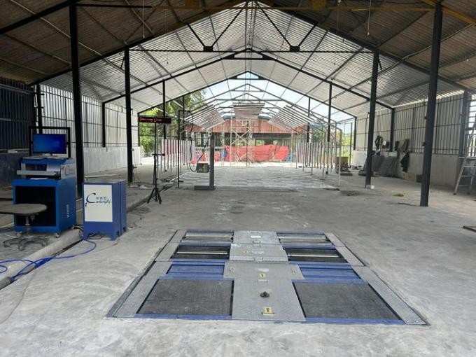 检测线制动台特写